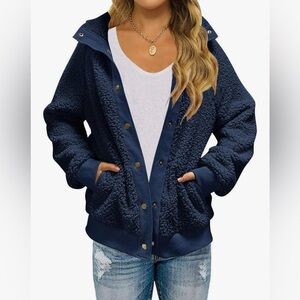 Fleece Sherpa Jacket Size S